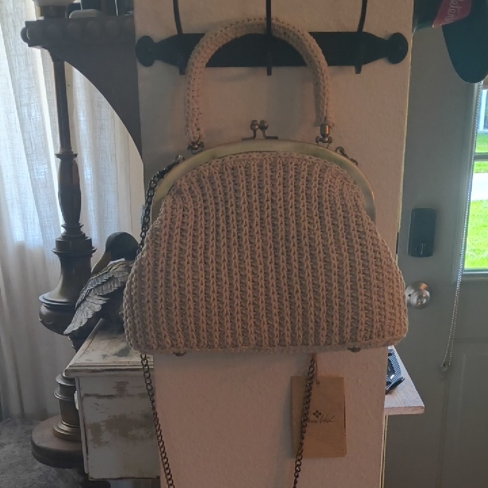 Patricia Nash Cream Crossbody Bag